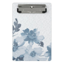 Subtle Indigo Bloom - Soft Elegance by Kraalikaa