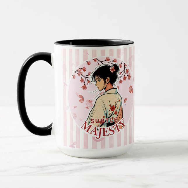 Subtle Majesty Cherry Blossom Anime Mug Mugg (Vänster)
