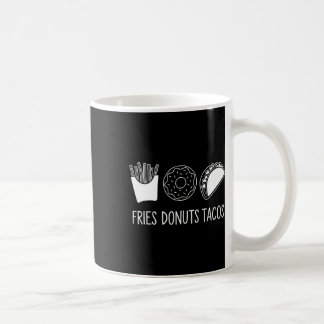 Subtle Politiskt humor Fries Donuts Tacos Kaffemugg