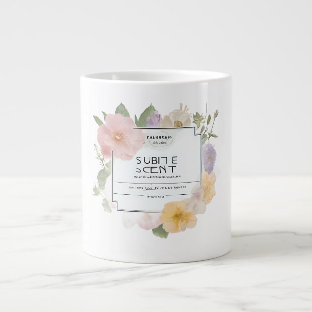 Subtle Scent Profile Label Custom Essential Oil &  Jumbo Mugg (Framsidan)