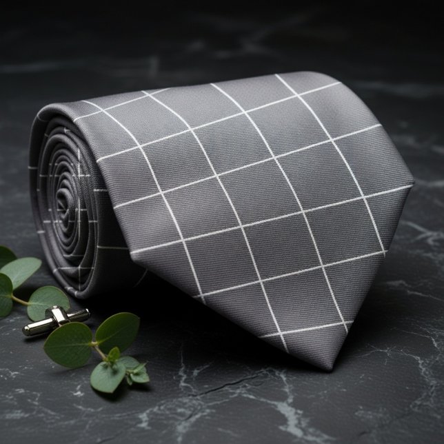 Subtle Silver & Black Plaid  Slips (Skapare uppladdad)