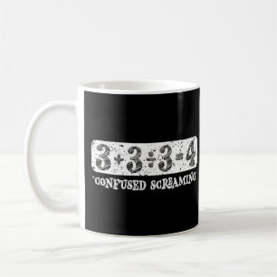 Subtraktioneringslika för additionsdivision kaffemugg
