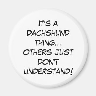 Suburban Cichagoland Dachshund Älskare Magnet