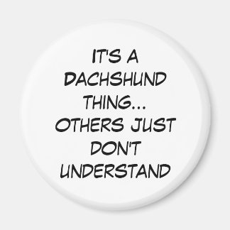 Suburban Cichagoland Dachshund Älskare Magnet