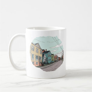 SUBURBAN NEIGHBORHOOD GEORGE STREET NEWFOUNDLAND KAFFEMUGG