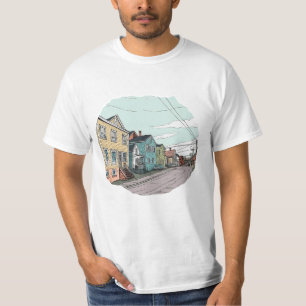 SUBURBAN NEIGHBORHOOD GEORGE STREET NEWFOUNDLAND T SHIRT