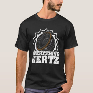 Subwoofer ljud ingenjör audio synthesizer musik m t shirt