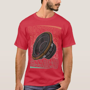 Subwoofer Ljudtekniker Audio Synthesizer Musik M T Shirt