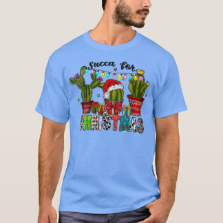 Succa for jul Roligt  Succulents Cactu T Shirt