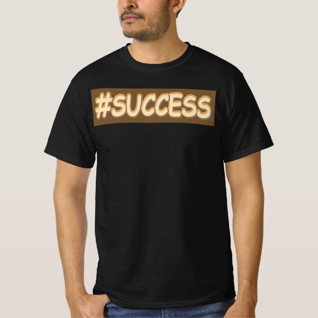 "#SUCCESS" Cute Design. Köp nu T Shirt (Framsida)