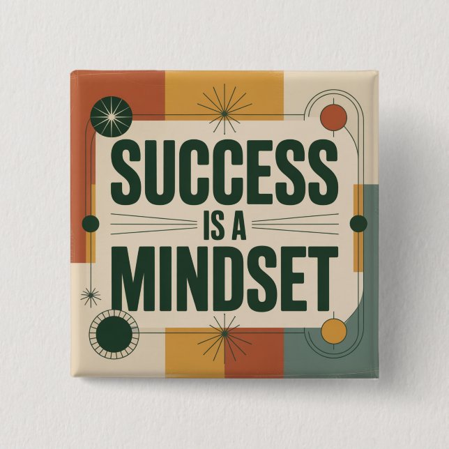Success Is A Mindset Knapp (Framsida)
