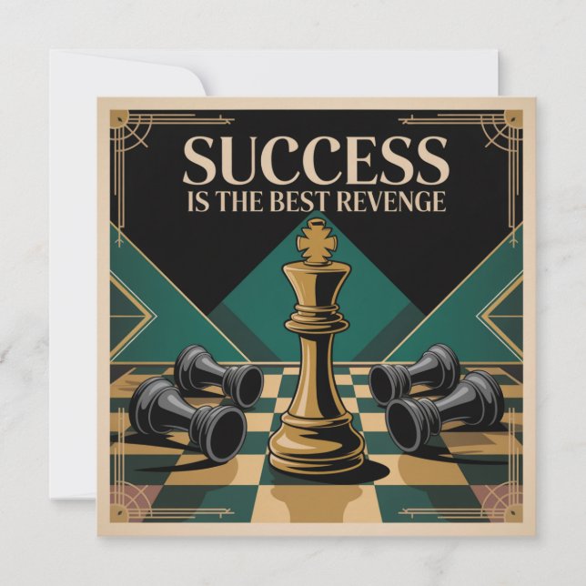 Success Is The Best Revenge Inbjudningar (Framsida)