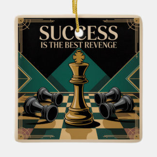 Success Is The Best Revenge Julgransprydnad Keramik