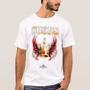 Success Mode Crown Lyx T-Shirt – Premium Röd Bl