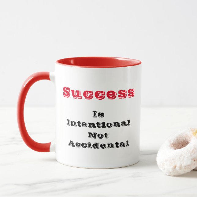 "Success" Mugg (Med munk)