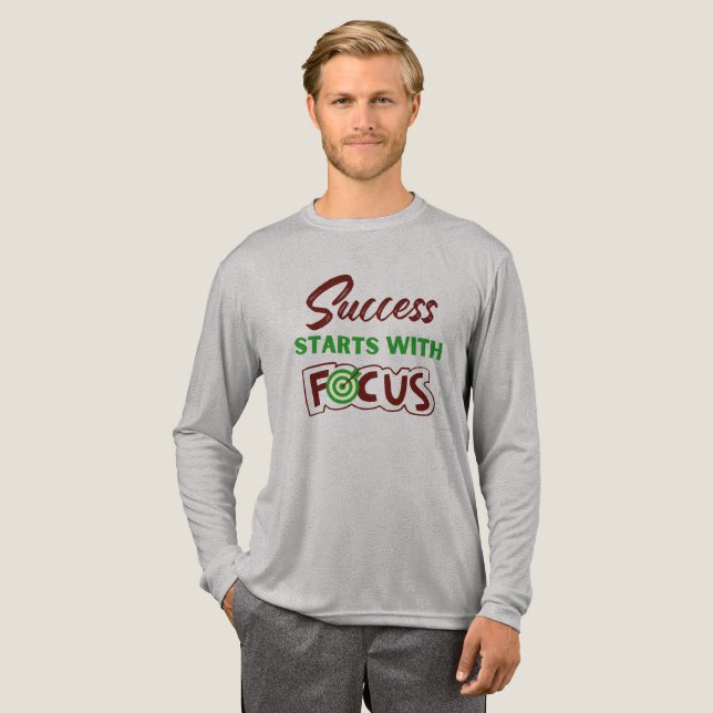 Success Starts With Focus T Shirt (Hel framsida)