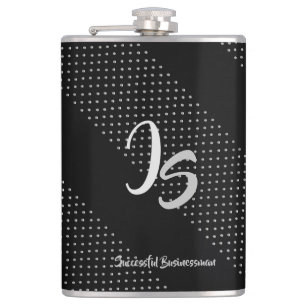 "Successman Business" Personal Silver Monogram Fickplunta