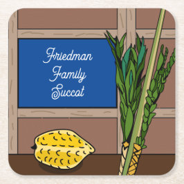 Succot Papper Underlägg Personlig Kvadrat