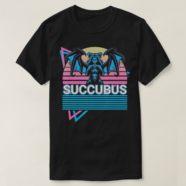 Succubus Demon Mesopotamia Mythology T Shirt (Design framsida)