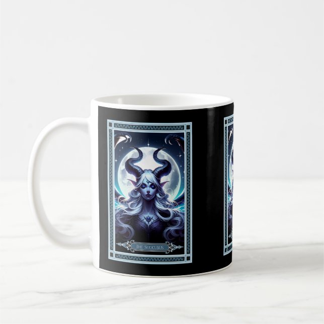 Succubus Tarot Card Kaffemugg (Vänster)