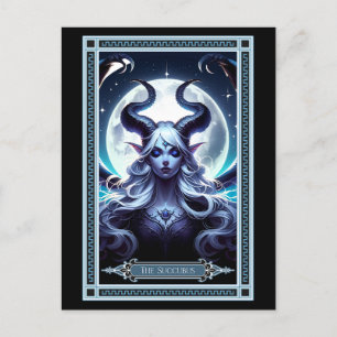 Succubus Tarot Card Vykort