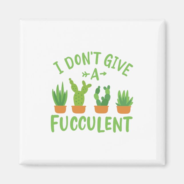 Succulants Plants Magnet (Framsidan)