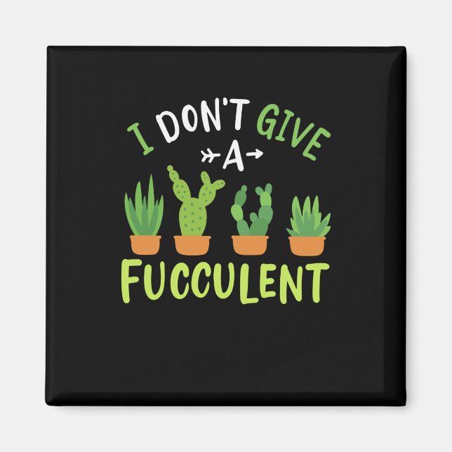 Succulants Plants Magnet (Framsidan)