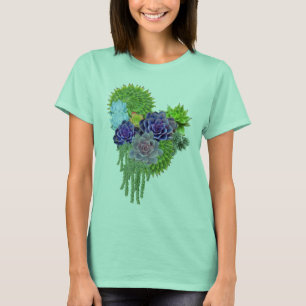 Succulent-bröllop-bouquet T-shirt