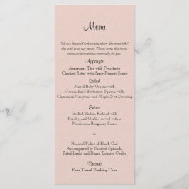 Succulent Bröllop Menu Meny