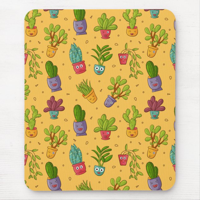 Succulent Desert Mousepad Musmatta (Framsidan)