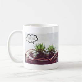 Succulent Dream Big Quote Kaffemugg
