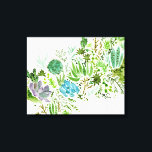 Succulent Fält I Canvastryck<br><div class="desc">Succulent Fält I av Melissa Wang</div>