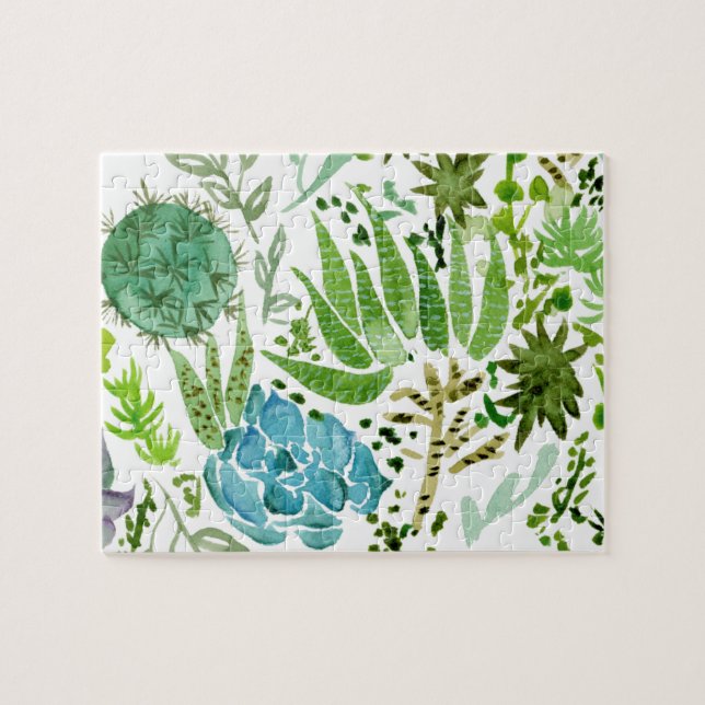 Succulent Fält I Pussel (Horisontell)