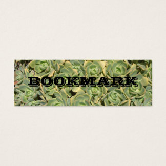 Succulent Flower BOOKMARK Litet Visitkort