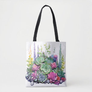 Succulent Garden Oasis Tygkasse