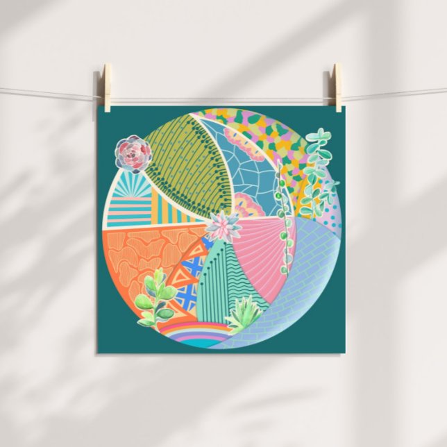 Succulent Garden Poster (Skapare uppladdad)