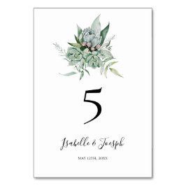 Succulent Greenery | BORDSNUMMER