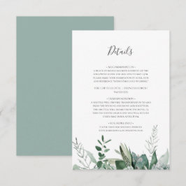 Succulent Greenery | Information om Grönt Tilläggskort