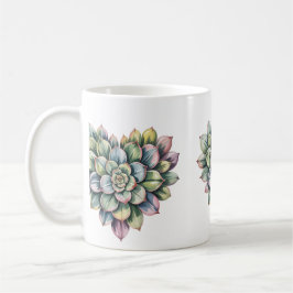  succulent heart shape Classic Mug, 11 oz Kaffemugg
