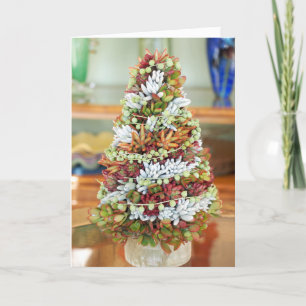Succulent Julgran Helgdag Card av DLBaldwin Kort