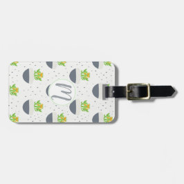 Succulent Kalanchoe Plant Mamma Mönster Bagagebricka