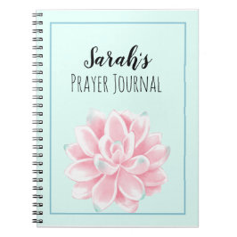 Succulent Prayer Journal Anteckningsbok