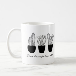 Succulent Quote Kaffemugg