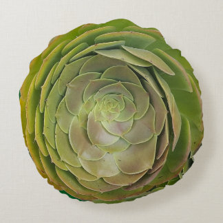 Succulent Rose Shape Rund Kudde