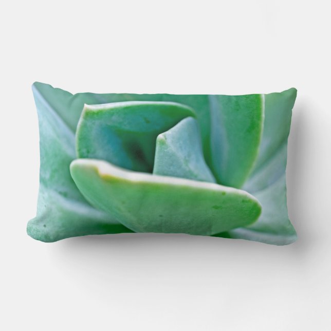 Succulent Swirl Lumbarkudde (Framsida)