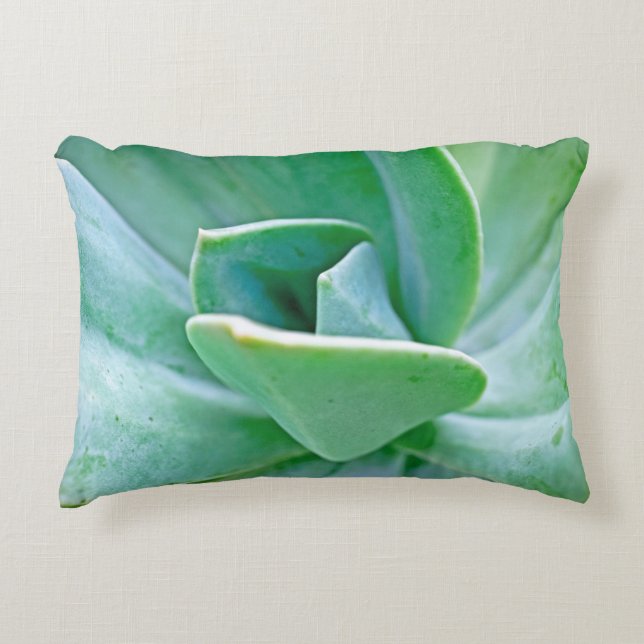 Succulent Swirl Prydnadskudde (Framsidan)