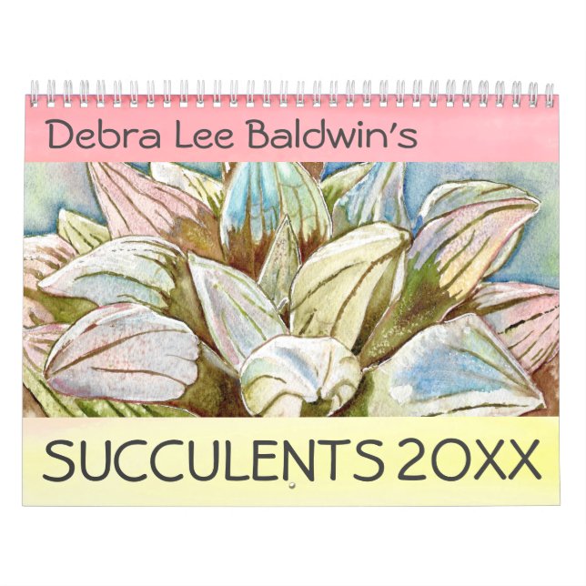 Succulents 202X-kalender Kalender (Omslag)