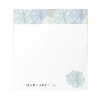 Succulents Art Pattern Custom Anteckningsblock