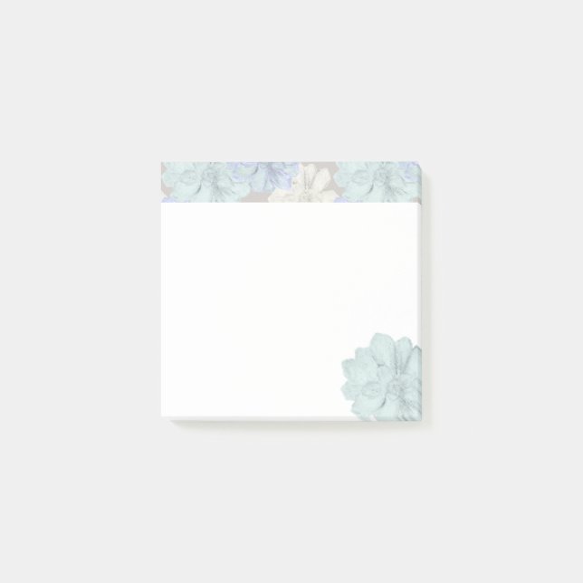 Succulents Art Pattern  Post-it Block (Framsida)