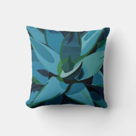 Succulents Blue Agave Cactus Succulents Kudde